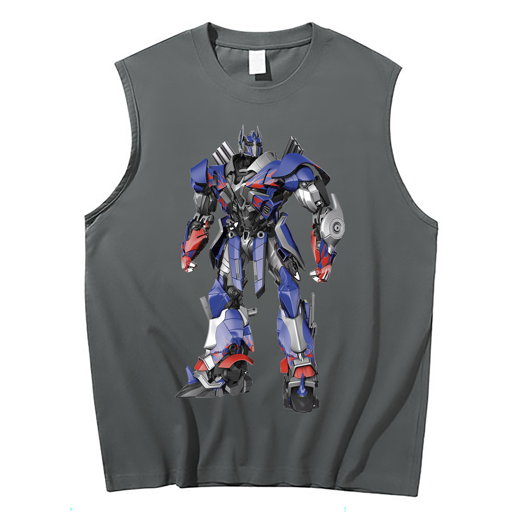 （画像用） Transformers トランスフォーマー コットン100％タンクトップ（フロントプリント）